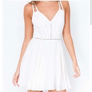 Silence + Noise Cream Dress